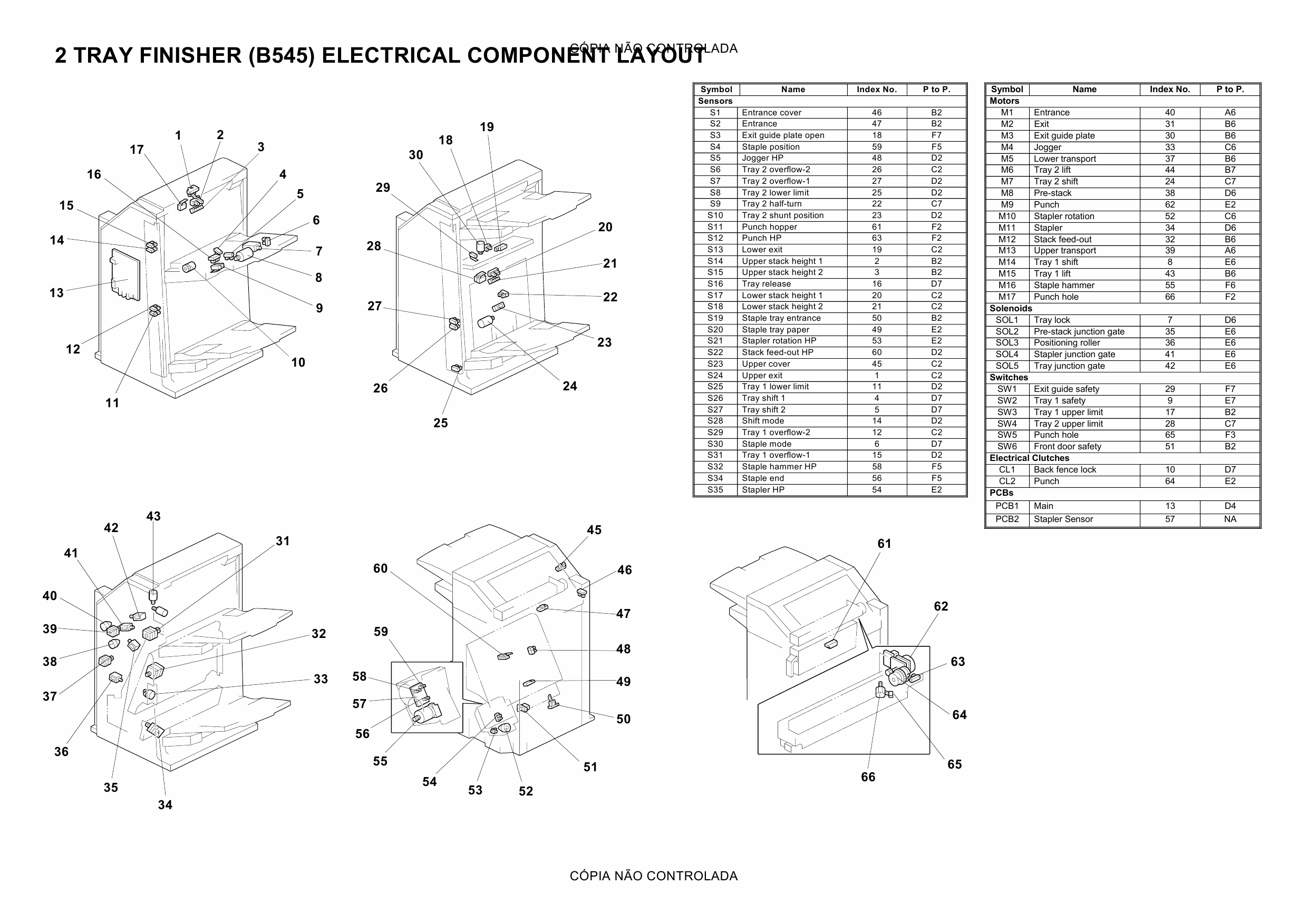 RICOH Aficio MP-3500g 4500g 3500 4500 B291 B295 B296 B297 Circuit Diagram-4